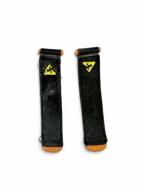 PLAE Shoe Tabs Black Yellow Orange Replacement Straps Small Size 5-7.5